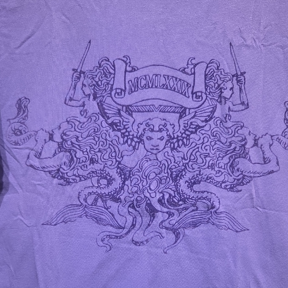 H&M Violet Royalty Graphic Men's T-Shirt (XL) - Picture 3 of 3